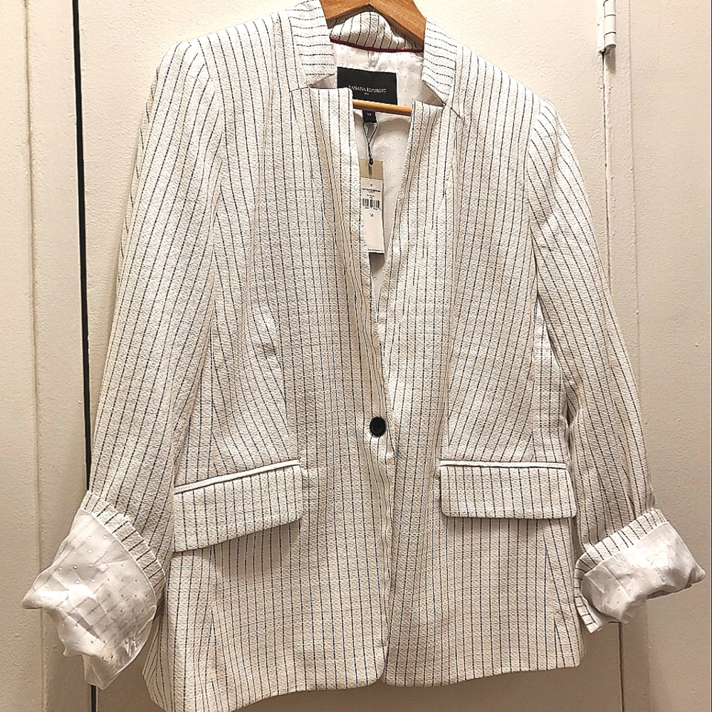 Banana Republic Striped Blazer